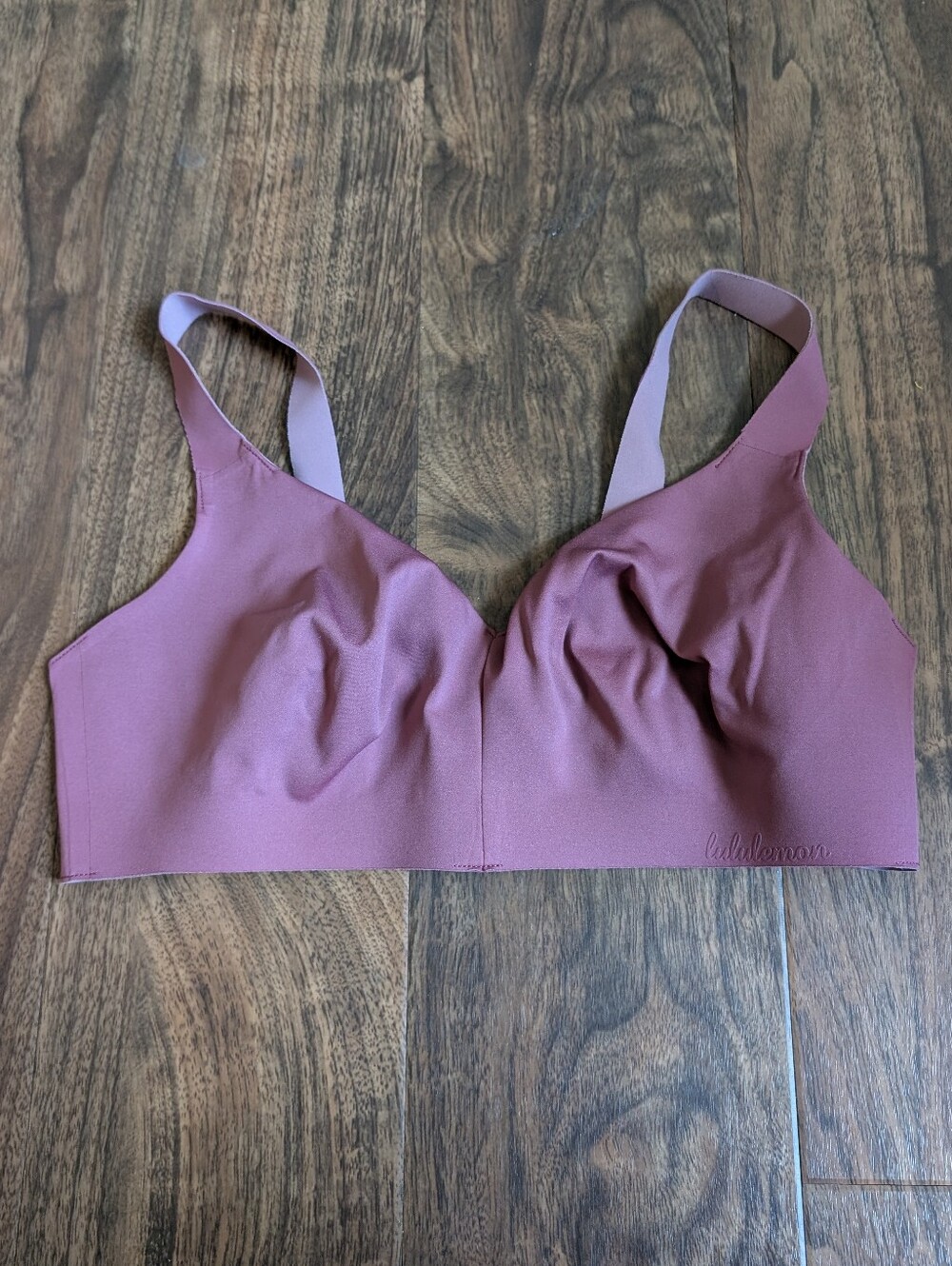Lululemon Athletica 36C Mauve Supportive Scoop Bralette Seamless Like Nothing